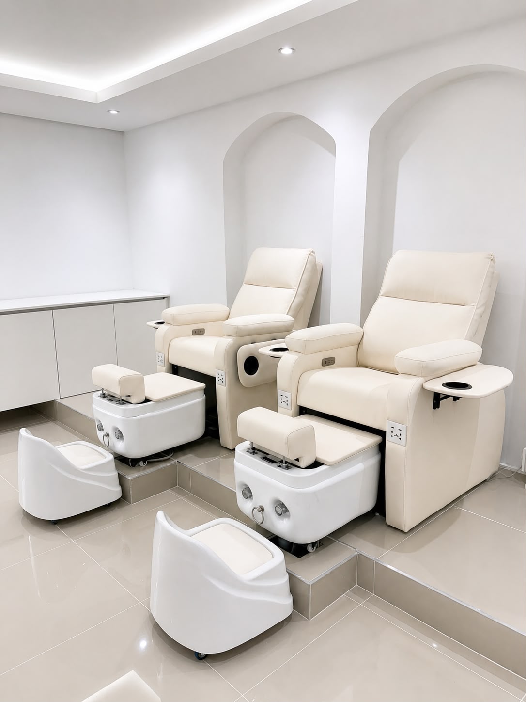 The Silque Luxe pedicure station
